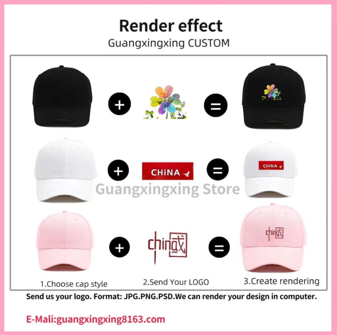 カスタムロゴ入り帽子 ユニセックス DIYデザイン アルファ - Embroidery Design Logo のレビューと価格
