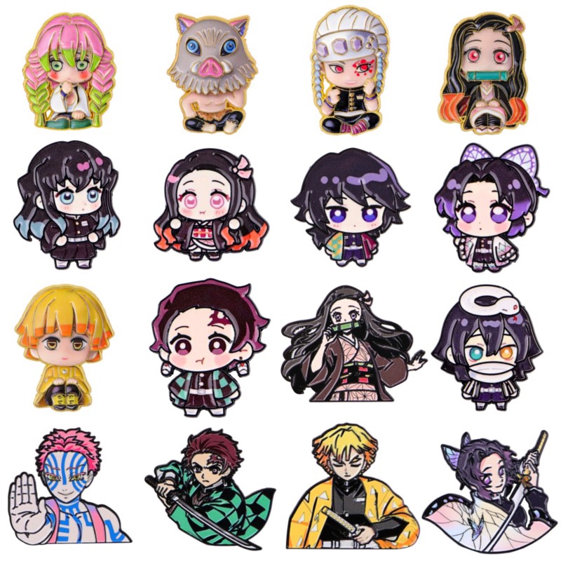 かわいい Q バージョン着物漫画キャラクターエナメルピンアニ - Embroidery Reddit のレビューと価格