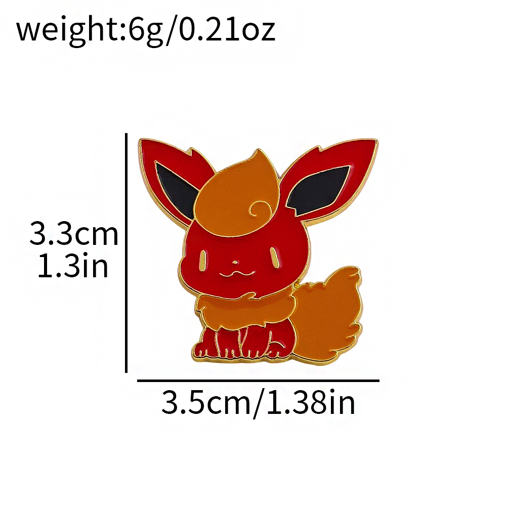 8個入り イーブイ エナメルピンセット。かわいい漫画風のモン - Embroidery Reddit のレビューと価格