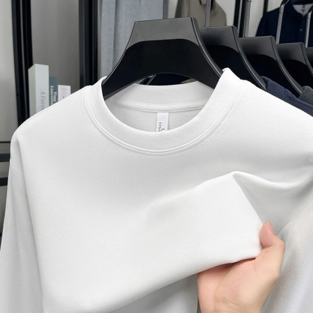 柔らかいコットン素材を使用した、高級ブランドのメンズ長袖ラウ - Embroidery Cotton Shirt のレビューと価格